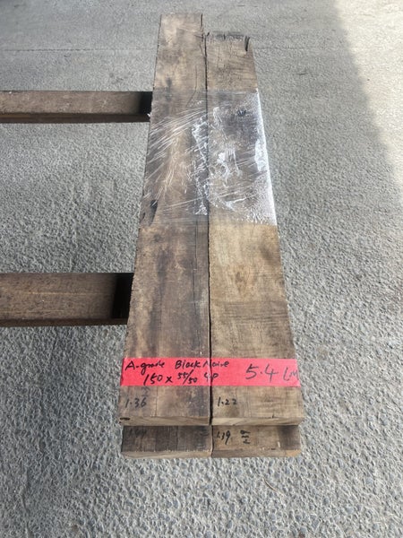 5.4 LM A-Grade Black Maire Timber – 150 × 55/50 mm (Kiln-Dried)64481632945027110