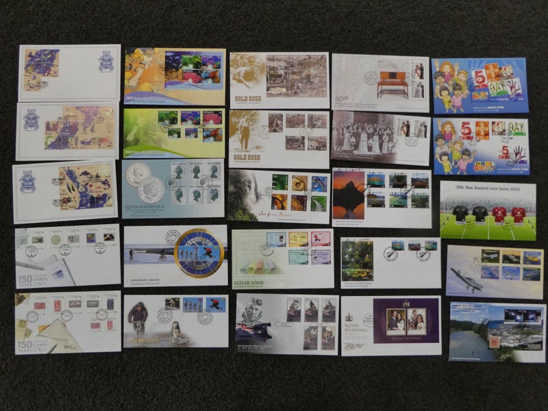 NZ modern FDC collection-$1res Carousel 1