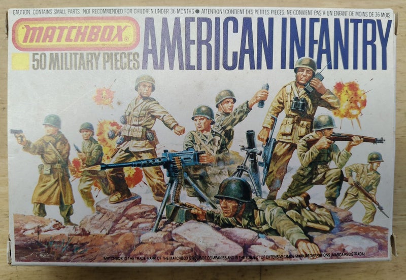 MATCHBOX P-5002 AMERICAN INFANTRY - 1/76 Carousel 1