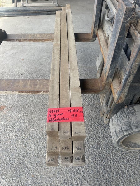 14.68 LM 53x53 Black Maire A-Grade Solid Timber Lot Carousel 1