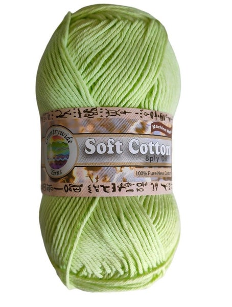 Countrywide Yarns Soft Cotton 8ply/DK 100g Balls Carousel 1