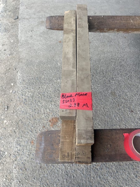2.88 LM A-Grade Solid Black Maire Timber Lot (55 × 53 mm)64482042862211110