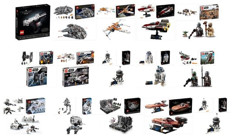 Bulk Lot Star Wars LEGO (All New, Sealed)64590106672897110