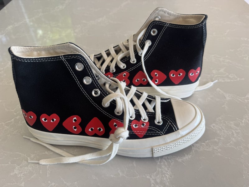 Comme Des Garçon Multi Heart Chucks64482544843779110