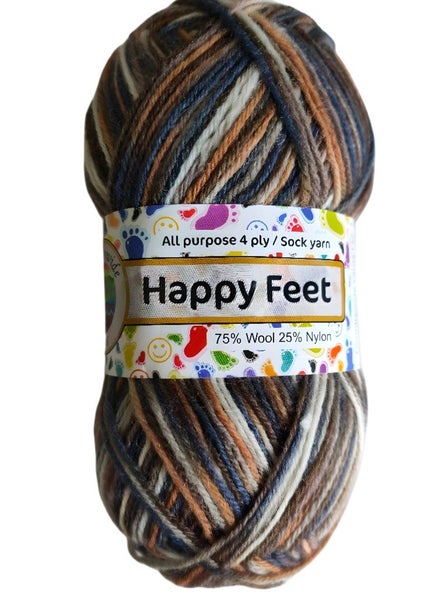 Countrywide Yarns Happy Feet 4ply Sock Yarn ***SALE*** Carousel 1