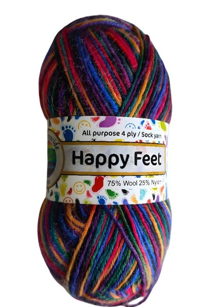 Countrywide Yarns Happy Feet 4ply Sock Yarn ***SALE*** Carousel 1