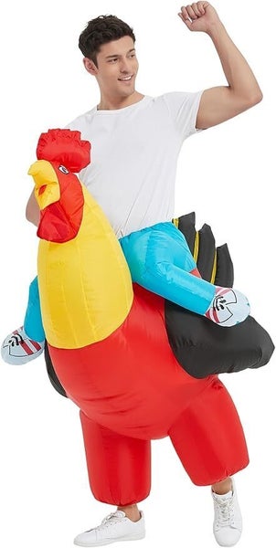 Inflatable Fancy Dress costume Rooster Carousel 2