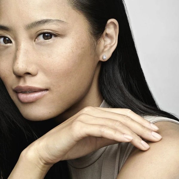 Pandora Sparkling Teardrop Halo Stud Earrings64671632587137110