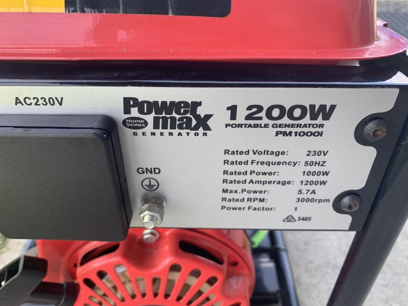 1200 Watt Generator not working Carousel 2