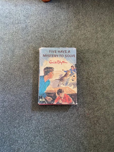 Five Have a Mystery to Solve - Enid Blyton FIRST EDITION/ORIGINAL DJ64483541793665110