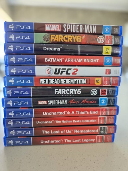 PS4 Console 1tb & 14 Games Bundle - Slim Playstation 4 Jet Black w/ Original Box64484080996865113