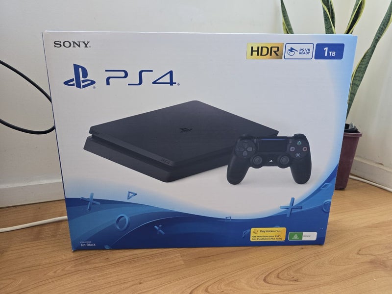 PS4 Console 1tb & 14 Games Bundle - Slim Playstation 4 Jet Black w/ Original Box64484080996865110