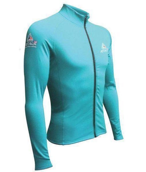 Adrenalin 2P Thermal Ziptop Long Sleeve Rashtop (Aqua) - XXL Carousel 1