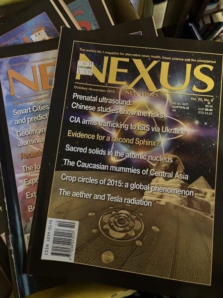 Nexus magazines 1989 to 2021 Carousel 2