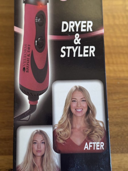 Brand New Velform Brush & Dry 2-in-1 Hair Dryer and Styler - As Seen on TV Carousel 1
