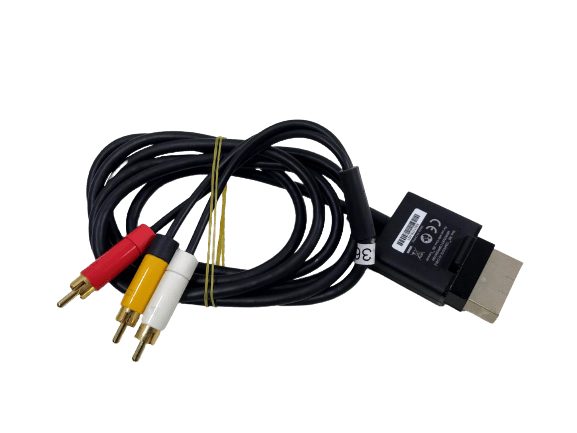 OFFICIAL MICROSOFT Xbox 360 AV Cable (V2 - BLACK) Carousel 2