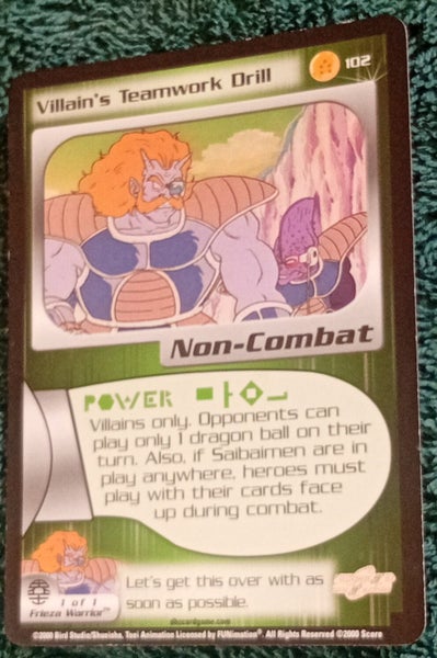 DBZ FRIEZA SAGA - 102 RARE Carousel 1
