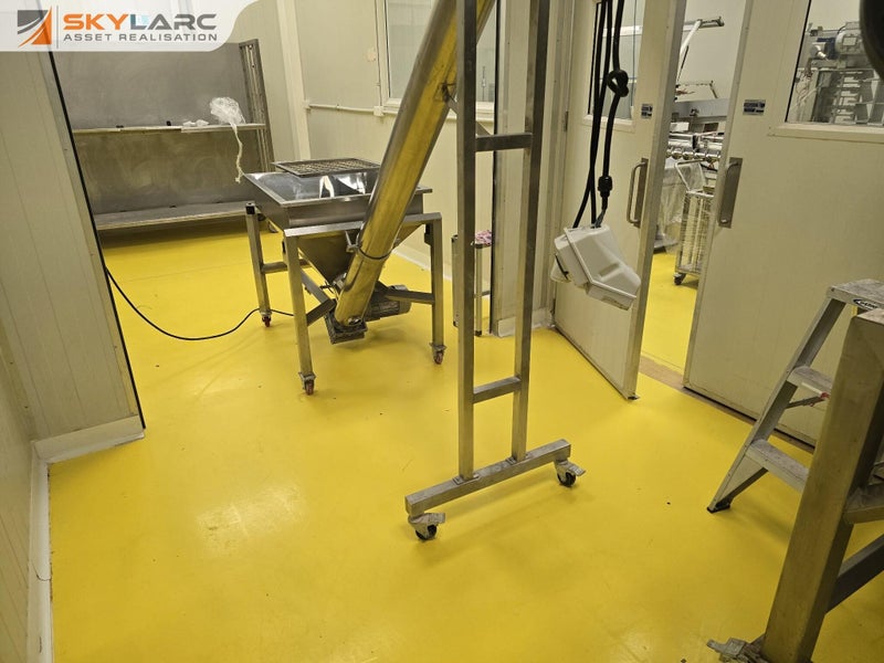 Stainless Steel Screw Auger Conveyor with Hopper and Control Panel Carousel 9