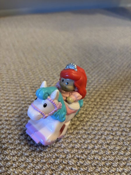 Fisher Price Little People Princess Ariel Klip Klop horse Carousel 1