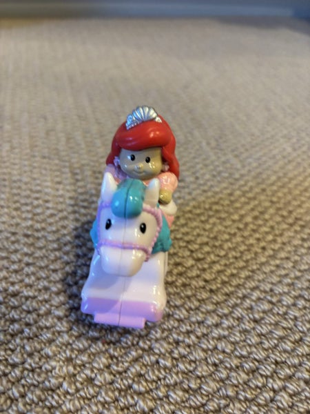 Fisher Price Little People Princess Ariel Klip Klop horse Carousel 2
