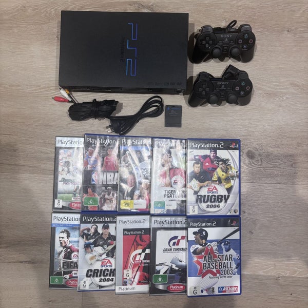 PS2 Phat Console Sports Bundle • 10 Games Carousel 1