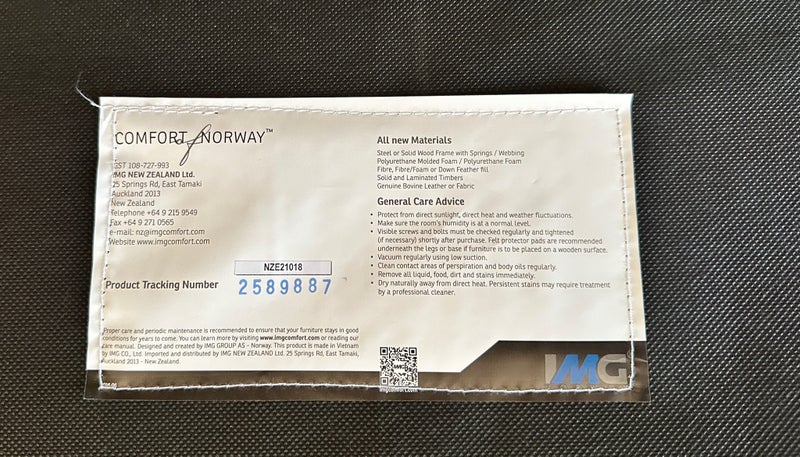 IMG Portsea High Back (G245) 2.5 Seater Fabric Sofa64490652668675112