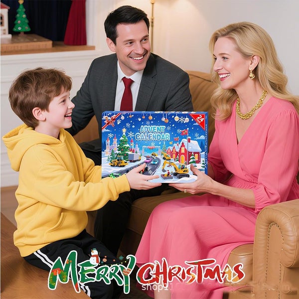 Cars Advent Calendar 2025 for Boys Girls, 24 Days Christmas Countdown Calendar Carousel 2