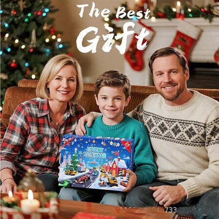 Cars Advent Calendar 2025 for Boys Girls, 24 Days Christmas Countdown Calendar Carousel 7