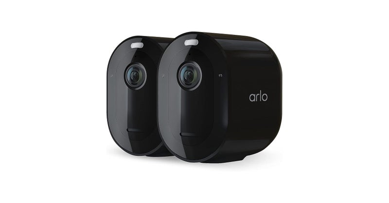 Arlo VMC4041P (Pro 4 Spotlight) with 2 cameras in black. Carousel 1