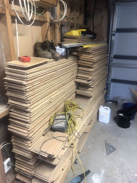 Engineered oak flooring 50m2 used! $1! 4day auction! Carousel 2