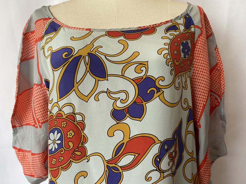 KIWI DESIGNER *TRELISE COOPER* SILK TUNIC/DRESS – WELL CARED FOR Carousel 2