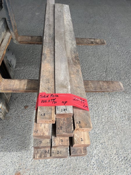 20.95 LM Solid Rata Timber – 100 × 55/50 mm (Kiln-Dried)64492573777665110