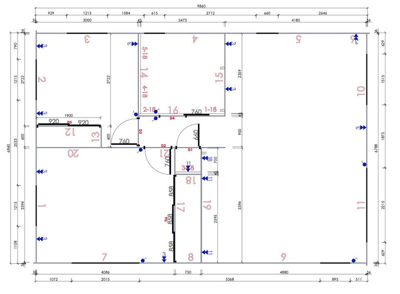 Walls, Ceiling and trusses kitset for 70m2 house64493251475841111