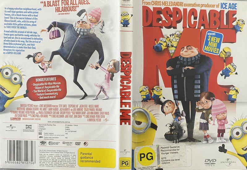 Despicable Me DVD #1687 Carousel 1