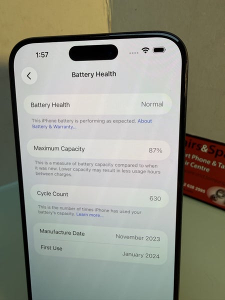 Apple iPhone 15 Pro Max, 256GB64494406154883113