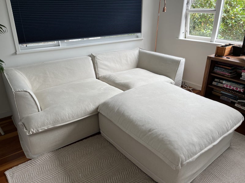 World's most comfortable Nood modular sofa + ottoman64494610601987110