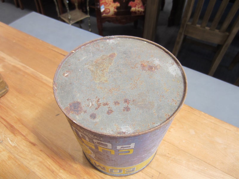 Vintage Edmonds 4lb Vanilla Custard Powder Tin Carousel 7