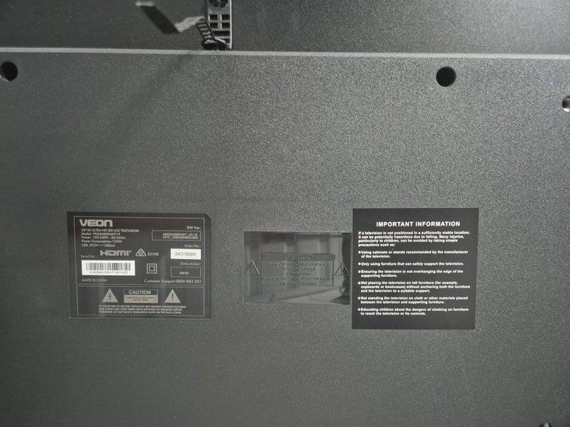 VEON 58” 4K Ultra HD LED LCD TV Carousel 2