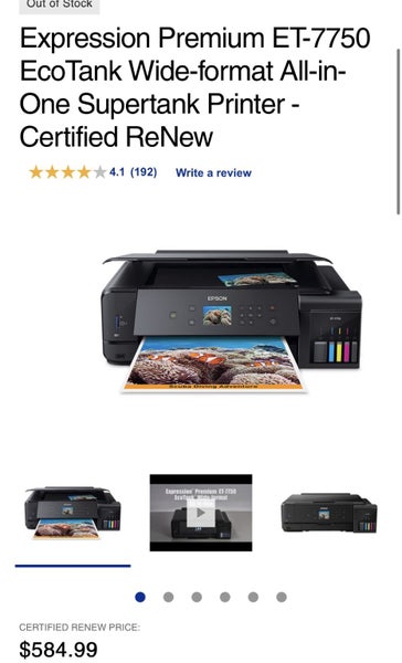 Epson ET-7750 Printer Carousel 6