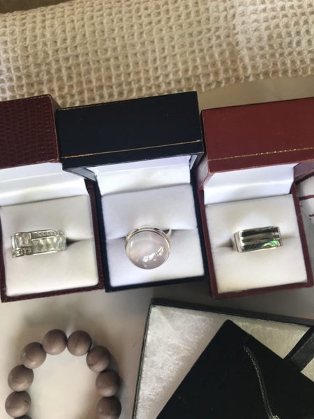 ESTATE BULK STERLING SILVER :: NEW BLING 12 RINGS :: EXTRA EXTRA $$1-OO RES :: Carousel 2