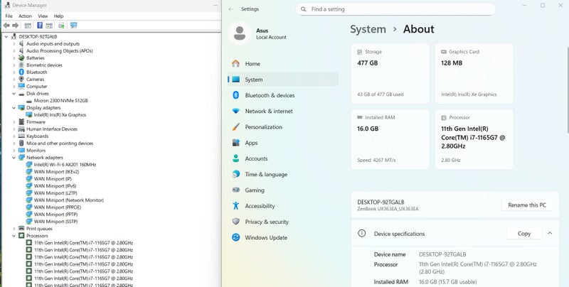 $1 Res Asus ZenBook Flip 2-in-1 11th Gen Core i7-1165G7 16GB 512GB OLED Touch64496812085505112