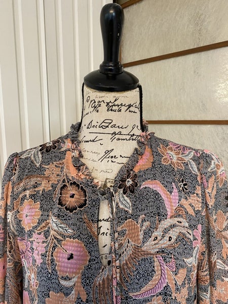 “VERO MODA” STUNNING FLOWING DRESS, FRILLED BOTTOM SECTION & EDGING, Sz L-XL Carousel 2