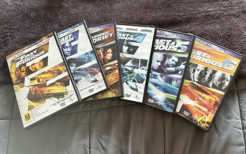 Fast & Furious DVDs 1-664496840292483110