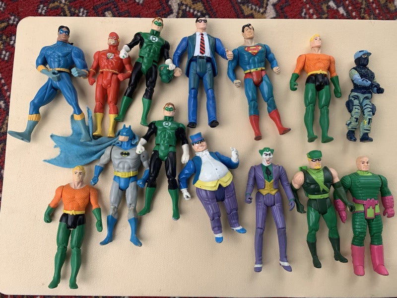 Kenner super powers DC 1980s collection of superhero figures Carousel 1