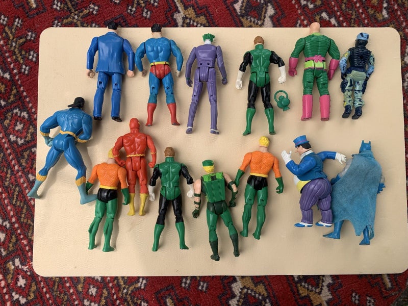 Kenner super powers DC 1980s collection of superhero figures Carousel 7