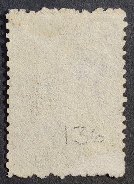 $1 res, cv$350! 1871 FFQ 6d Pale (chalky) Blue, star wmk p12.5, FU. Carousel 2
