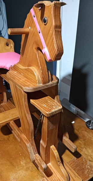 Child's Classic Wooden Rocking Horse Carousel 4