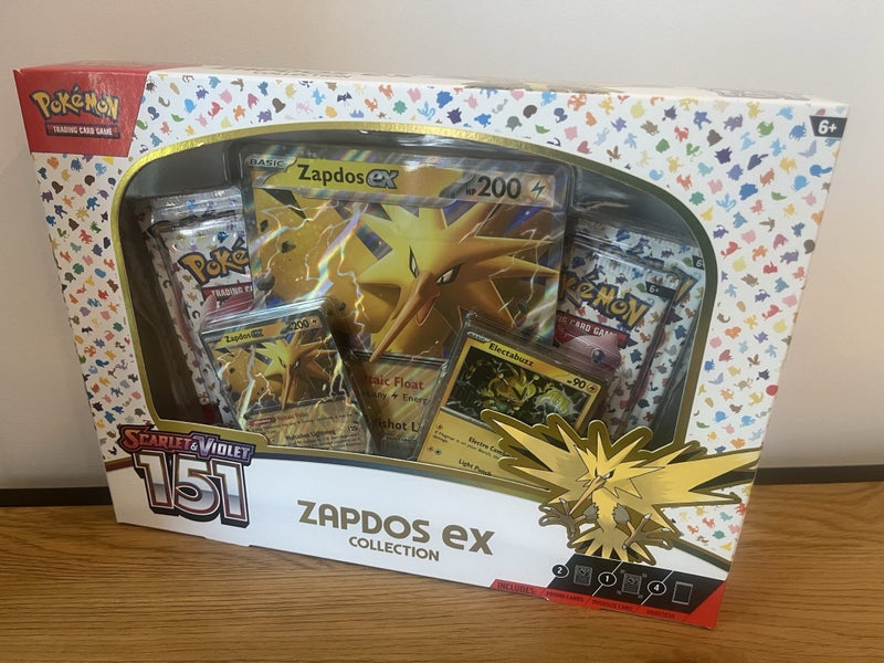 Pokemon 151 Zapdos ex collection sealed Carousel 1