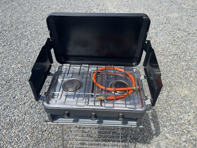 3 Burner Camp Cooker & Stand Carousel 3