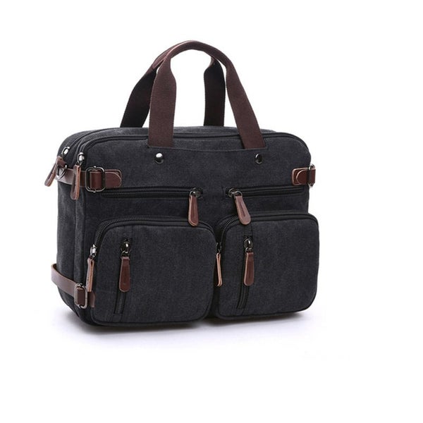 Mens Handbag Shoulder Bag Tote Laptop Travel Backpack E0542BK1 Carousel 1